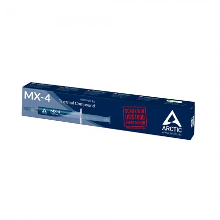 ARCTIC MX-4 Thermal compound 4g 2020 New Packaging (ตัวใหม่ล่าสุด สแกนลุ้นรับรางวัล ซิลิโคนระบายความร้อน)