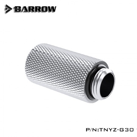 Barrow Male to Female Extender - 30mm silver